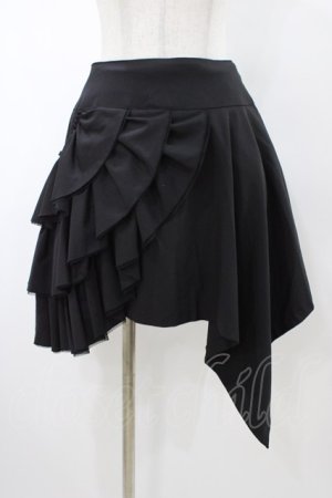 画像: PEACE NOW / アシメフリルスカート  ブラック H-26-02-08-1040-PU-SK-KB-ZH
