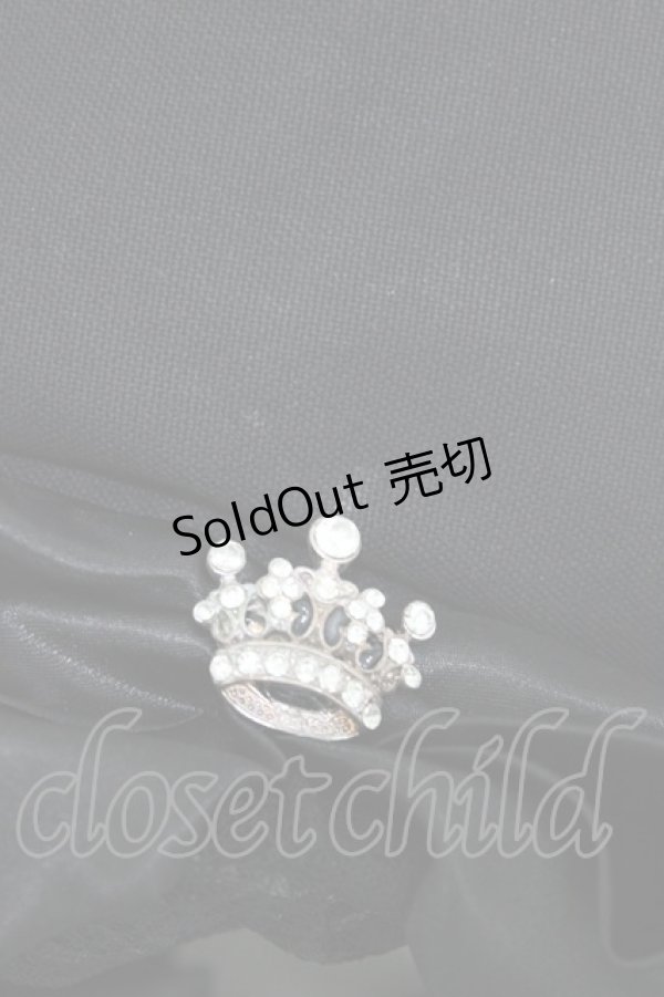 画像4: Triple fortune / ローズリボンボンネット  黒×白 H-26-02-08-1003-EL-AC-AK-ZH (4)