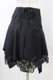 画像3: PEACE NOW / スターシフォンレイヤード風スカート  ブラック×ホワイト H-26-02-08-1042-PU-SK-KB-ZH (3)