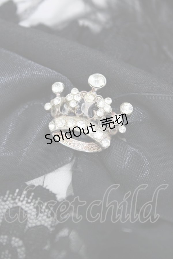 画像5: Triple fortune / ローズリボンボンネット  黒×白 H-26-02-08-1003-EL-AC-AK-ZH (5)