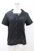画像1: PEACE NOW / エビィちゃん刺繍セーラーブラウス  ブラック H-26-02-08-1046-PU-BL-KB-ZH (1)