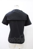 画像2: PEACE NOW / エビィちゃん刺繍セーラーブラウス  ブラック H-26-02-08-1046-PU-BL-KB-ZH (2)