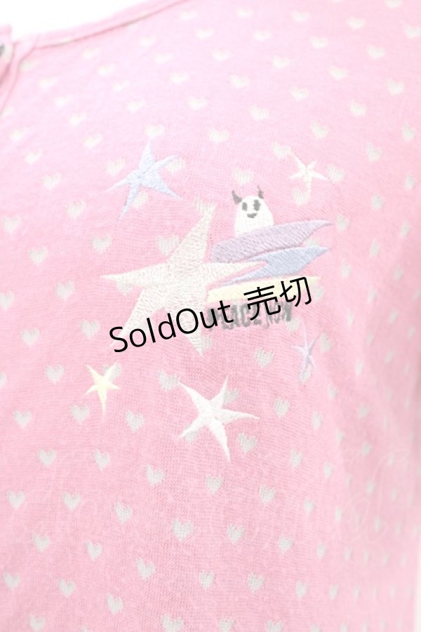 画像3: PEACE NOW / ハートドットフリルカーディガン  ピンク H-26-02-08-1053-PU-TO-KB-ZH (3)