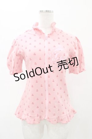 画像: PUTUMAYO / チェリードットパフパーカー  ピンク H-26-02-08-1054-PT-TO-KB-ZH