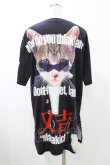 画像2: ACDC RAG / なめ猫ロングTシャツ  黒 H-26-02-08-1056-PU-TO-AK-ZH (2)