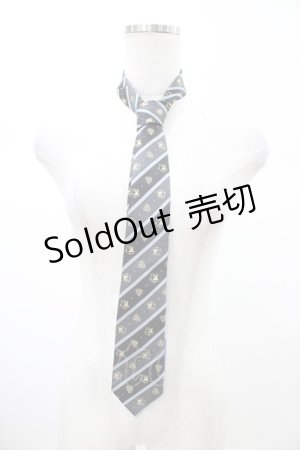 画像: PUTUMAYO / ネクタイ  ネイビー/ジャガードレジメンタル H-26-02-08-1006-PT-ZA-KB-ZH