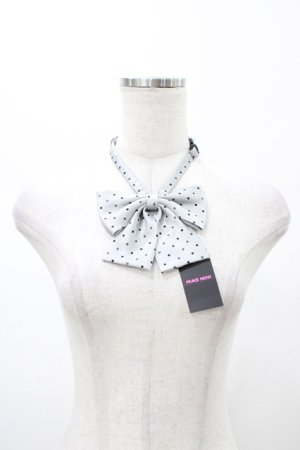 画像: PEACE NOW / リボンタイ  グレー/ドット H-26-02-08-1010-PU-ZA-KB-ZH