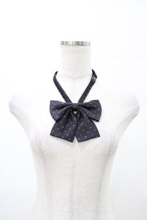 画像: PEACE NOW / リボンタイ  ブラック/ドット H-26-02-08-1011-PU-ZA-KB-ZH