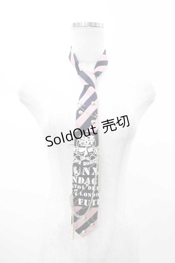 画像1: SEX POT ReVeNGe / カスタムネクタイ  ピンク H-26-02-08-1013-SP-ZA-KB-ZH (1)