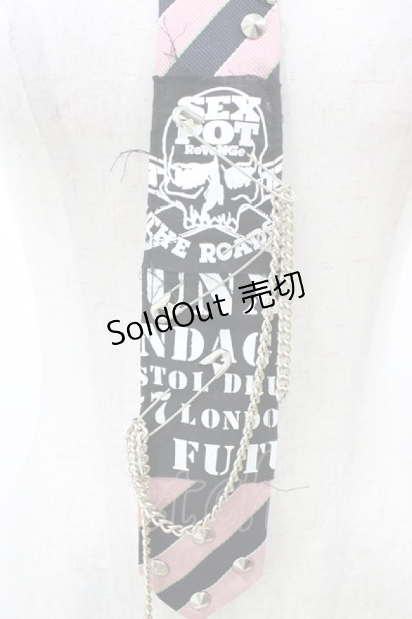 画像2: SEX POT ReVeNGe / カスタムネクタイ  ピンク H-26-02-08-1013-SP-ZA-KB-ZH (2)