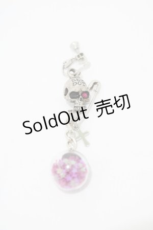 画像: SEX POT ReVeNGe / スカルチャームイヤリング  シルバー H-26-02-08-1015-SP-AC-KB-ZH