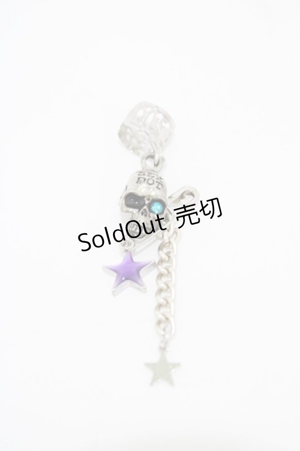 画像1: SEX POT ReVeNGe / スカルチャームイヤーカフ  シルバー H-26-02-08-1016-SP-AC-KB-ZH (1)