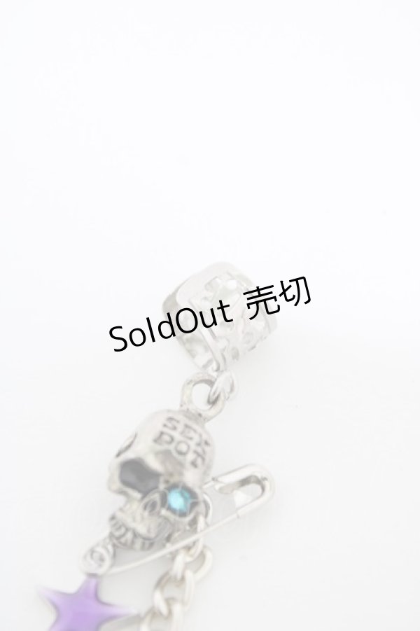 画像2: SEX POT ReVeNGe / スカルチャームイヤーカフ  シルバー H-26-02-08-1016-SP-AC-KB-ZH (2)