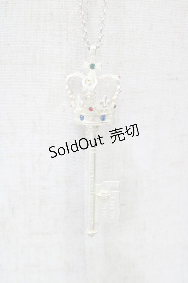 画像1: Jane Marple / Crown keyペンダント  アンティークシルバー H-26-02-08-1022-JM-AC-KB-ZH (1)