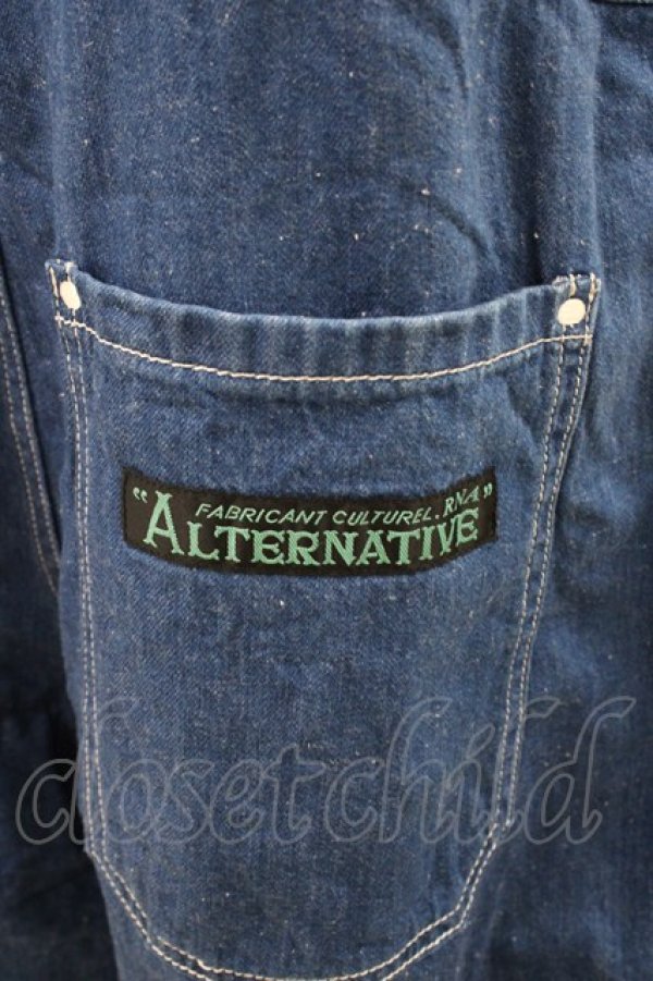 画像3: RNA / サロペットデニムパンツ  青 H-26-02-08-1029-PU-PA-AK-ZH (3)