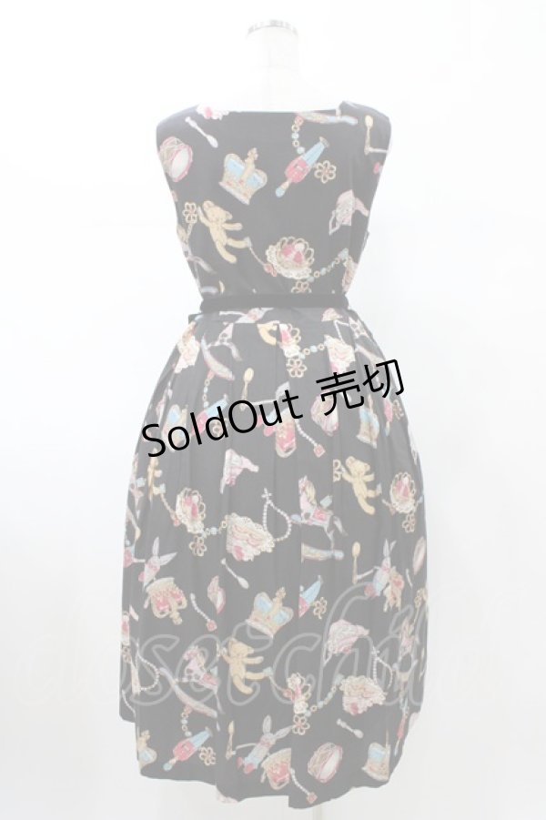 画像2: Jane Marple / The toy boxスクエアドレス  ブラック H-26-02-08-1032-JM-OP-KB-ZH (2)