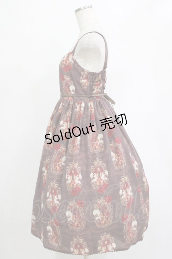 画像2: Enchantlic Enchantilly / 王女様のヴァイオリンジャンパースカート Free ブラウン H-26-02-08-001-LO-OP-NS-ZH (2)