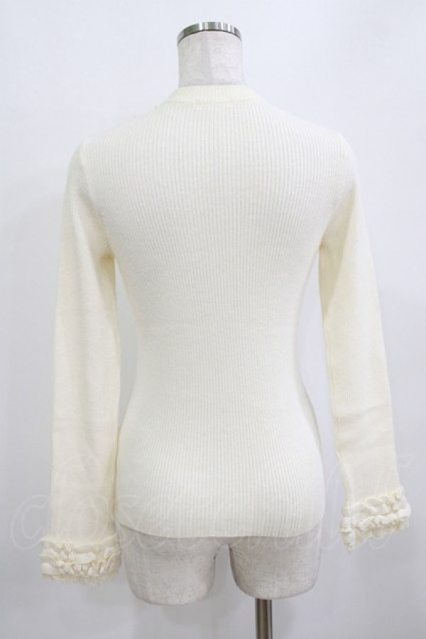 画像3: axes femme / パール使いニット M オフ H-26-02-08-051-AX-TO-NS-ZH (3)