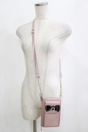 画像: Lovely Tency / 眞白ありすコラボ/スマホショルダーバッグ  ピンク H-26-02-08-056-GO-BG-NS-ZH