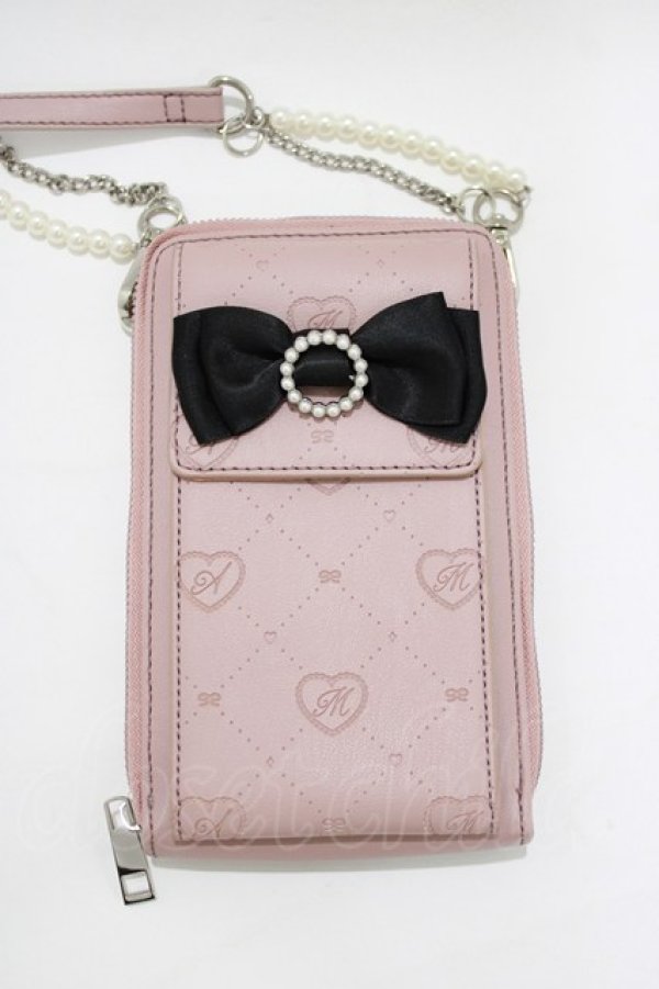 画像2: Lovely Tency / 眞白ありすコラボ/スマホショルダーバッグ  ピンク H-26-02-08-056-GO-BG-NS-ZH (2)