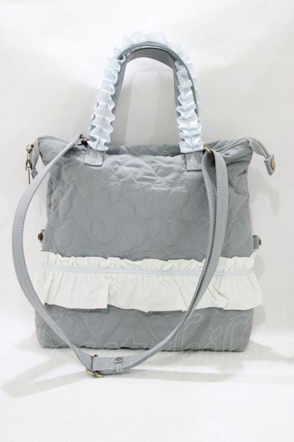 画像3: FLC / 星名桜子/フリルトート  サックス H-26-02-08-057-LO-BG-NS-ZH (3)