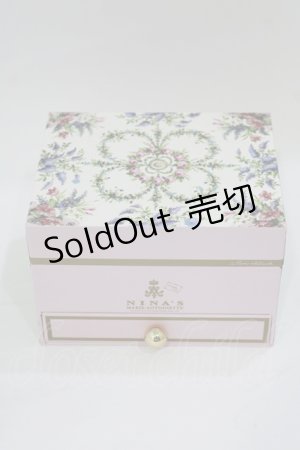 画像: m petit by misako / ミラー付き収納ボックス(小物ケース)  ピンク H-26-02-08-063-LO-ZA-NS-ZH