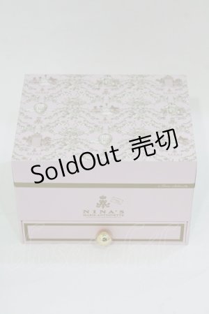 画像: m petit by misako / ミラー付き収納ボックス(小物ケース)  ピンク H-26-02-08-064-LO-ZA-NS-ZH