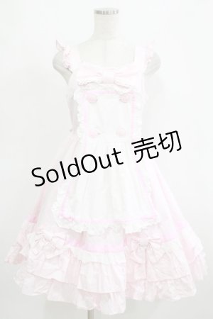 画像: Angelic Pretty / Dreamパティシエジャンパースカート Free ピンク H-26-02-08-006-AP-OP-NS-ZH