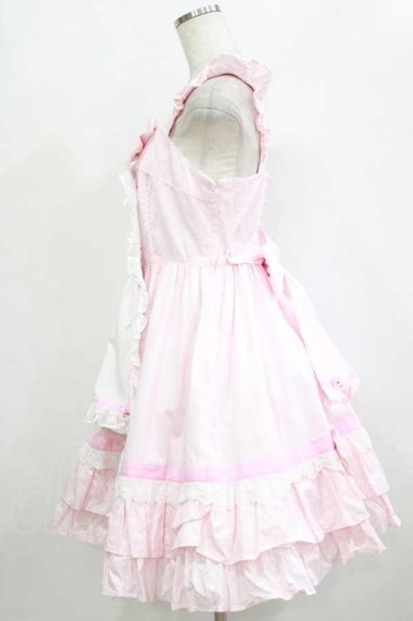画像2: Angelic Pretty / Dreamパティシエジャンパースカート Free ピンク H-26-02-08-006-AP-OP-NS-ZH (2)