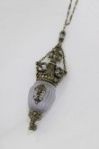 画像1: Kurumi Collaboration / マーメイドの涙ネックレス  アンティークゴールド H-26-02-08-075-GO-AC-NS-ZH (1)