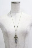 画像2: Kurumi Collaboration / マーメイドの涙ネックレス  アンティークゴールド H-26-02-08-075-GO-AC-NS-ZH (2)