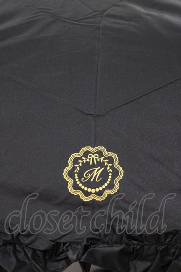 画像3: m petit by misako / AM*フリルミニアンブレラ  ブラック H-26-02-08-079-LO-ZA-NS-ZH (3)