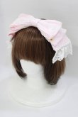 画像1: Angelic Pretty / Heartヒロインリボンヘッドドレス(無地)  ピンク H-26-02-08-080-AP-AC-NS-ZH (1)