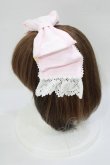 画像2: Angelic Pretty / Heartヒロインリボンヘッドドレス(無地)  ピンク H-26-02-08-080-AP-AC-NS-ZH (2)