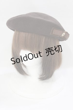 画像: m petit by misako / NINA`SAMカメオベレー  ブラウン H-26-02-08-084-LO-AC-NS-ZH