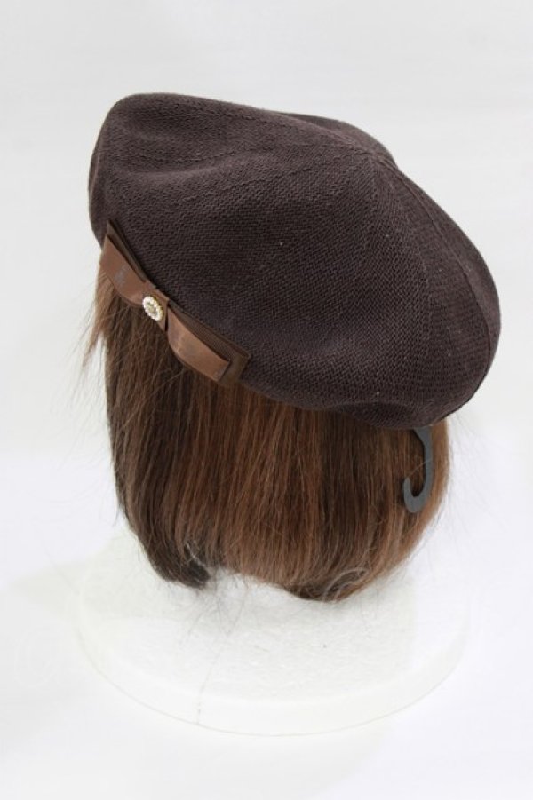 画像2: m petit by misako / NINA`SAMカメオベレー  ブラウン H-26-02-08-084-LO-AC-NS-ZH (2)