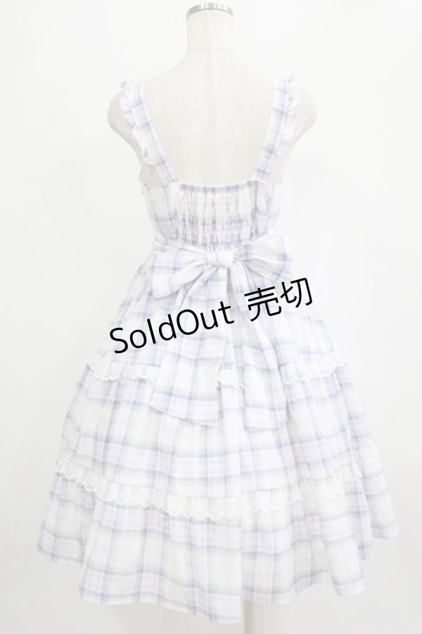 画像3: Alice Mashiro / TT*MAティアードジャンパースカート M オフ/ブルー H-26-02-08-085-PU-OP-NS-ZH (3)