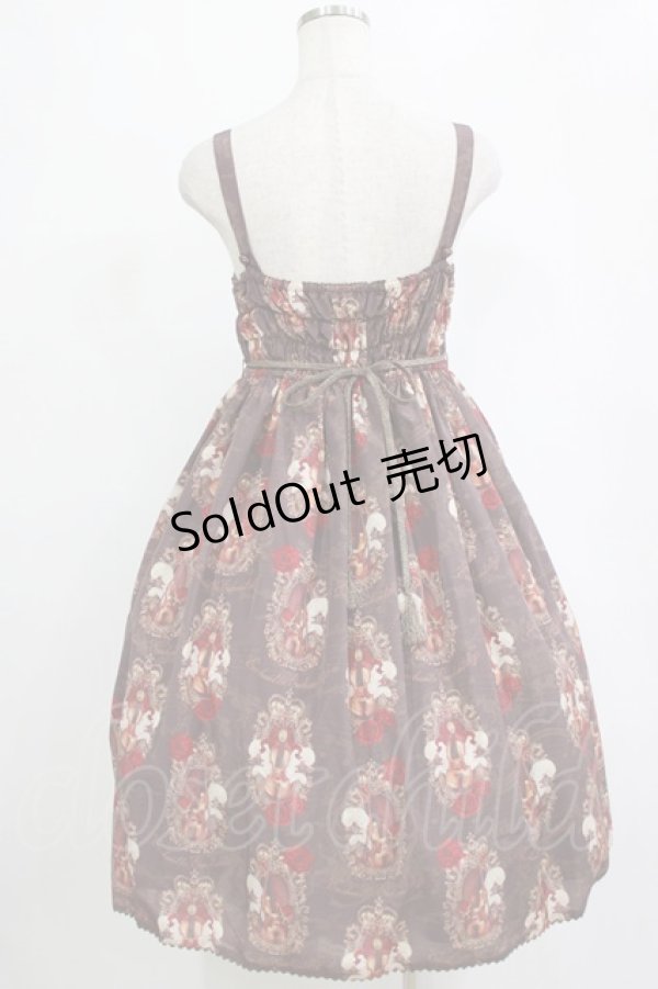 画像3: Enchantlic Enchantilly / 王女様のヴァイオリンジャンパースカート Free ブラウン H-26-02-08-001-LO-OP-NS-ZH (3)