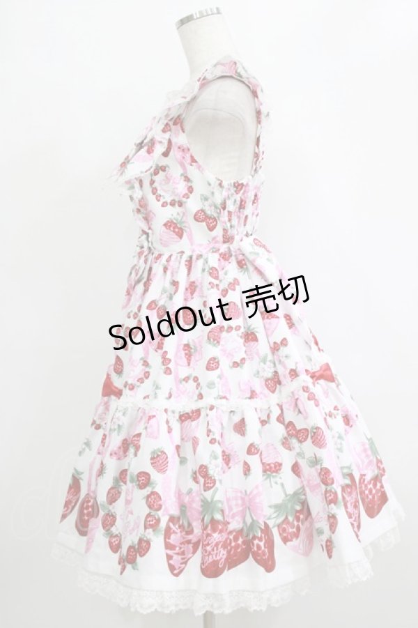 画像2: Angelic Pretty / おめかしBerryジャンパースカート Free オフ H-26-02-08-007-AP-OP-NS-ZH (2)