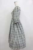 画像2: Fi.n.t / レース衿チェックワンピース Free L/BLUE H-26-02-08-015-CA-OP-NS-ZH (2)