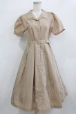 画像1: an another angelus / レトロ釦使い開衿シャツワンピース Free BEIGE H-26-02-08-018-CA-OP-NS-ZH (1)