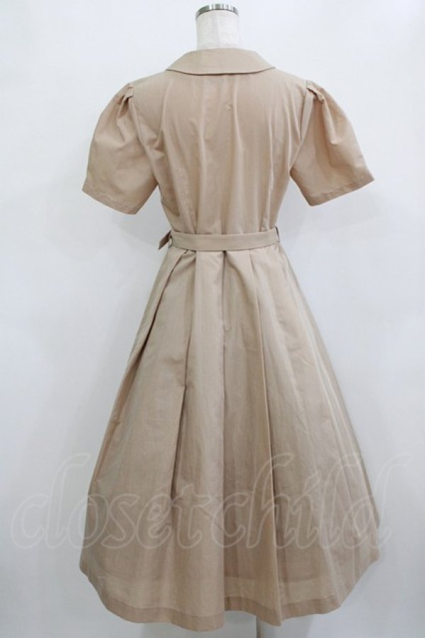 画像3: an another angelus / レトロ釦使い開衿シャツワンピース Free BEIGE H-26-02-08-018-CA-OP-NS-ZH (3)