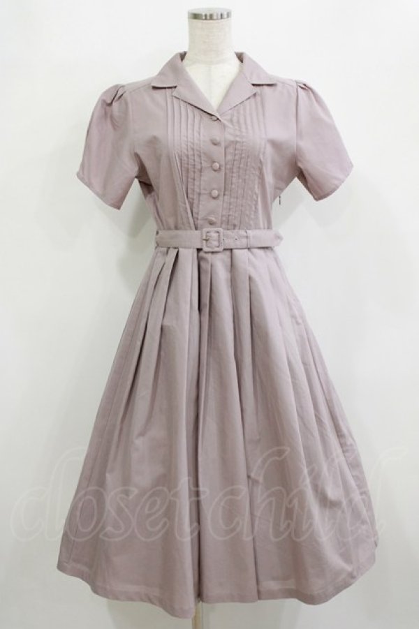 画像1: an another angelus / フロントピンタック使い開衿ワンピース Free DARK PINK H-26-02-08-019-CA-OP-NS-ZH (1)