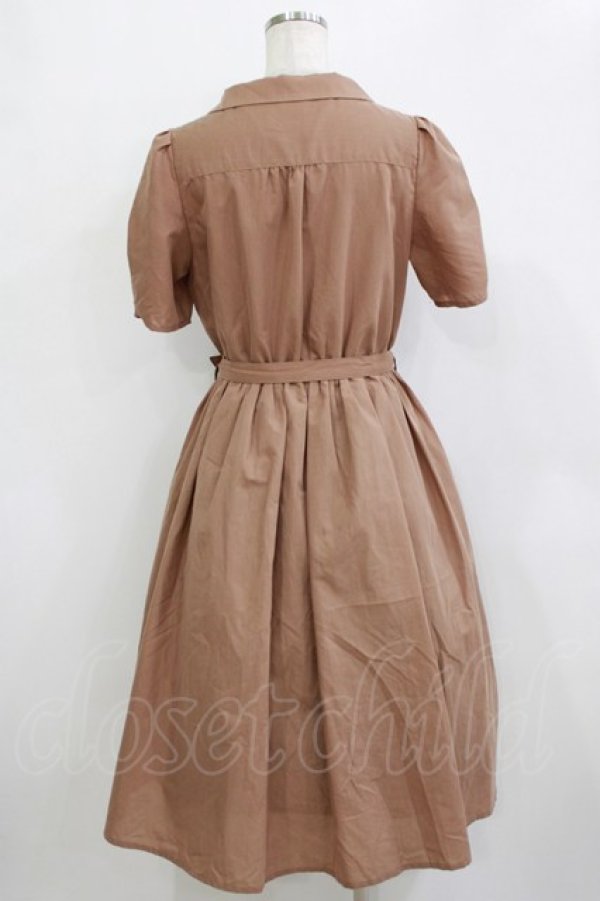 画像3: F&A / 5分袖開衿シャツワンピース Free BEIGE H-26-02-08-020-LO-OP-NS-ZH (3)