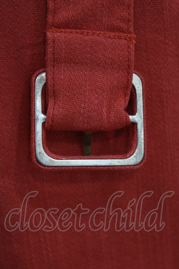 画像4: an another angelus / レトロ変型開衿ワンピース Free CORAL RED H-26-02-08-022-CA-OP-NS-ZH (4)