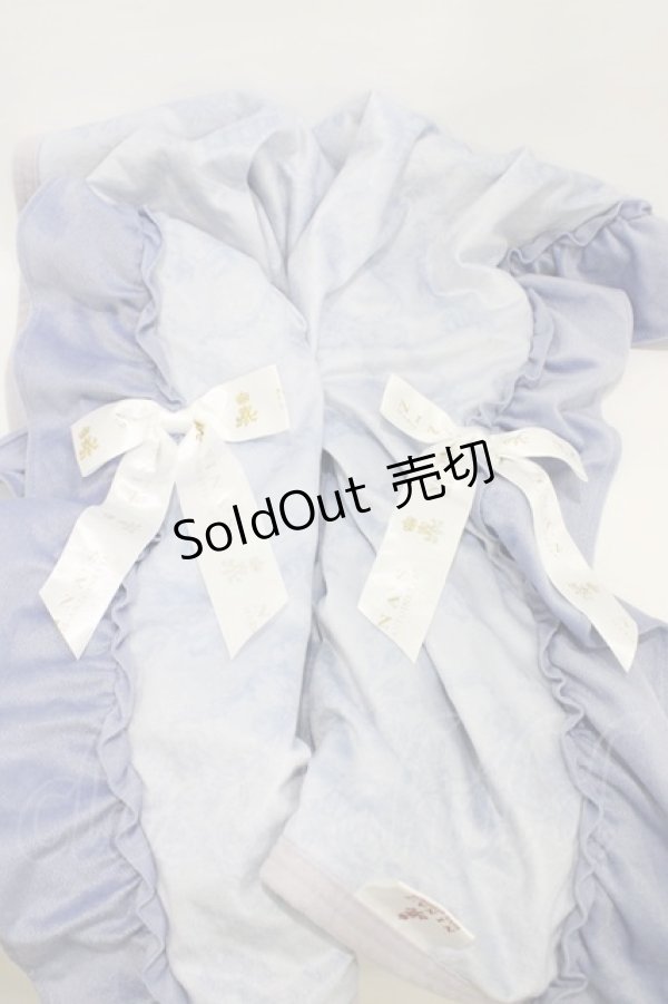 画像2: m petit by misako / NINA'S/ブランケット  サックス H-26-02-09-006-LO-ZA-NS-ZH (2)