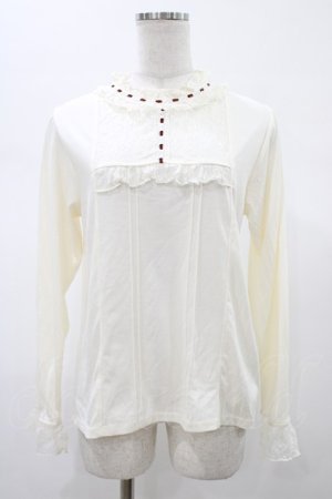 画像: axes femme / 静電気防止レース切替インナー Free 生成り H-26-02-09-053-AX-TO-NS-ZH