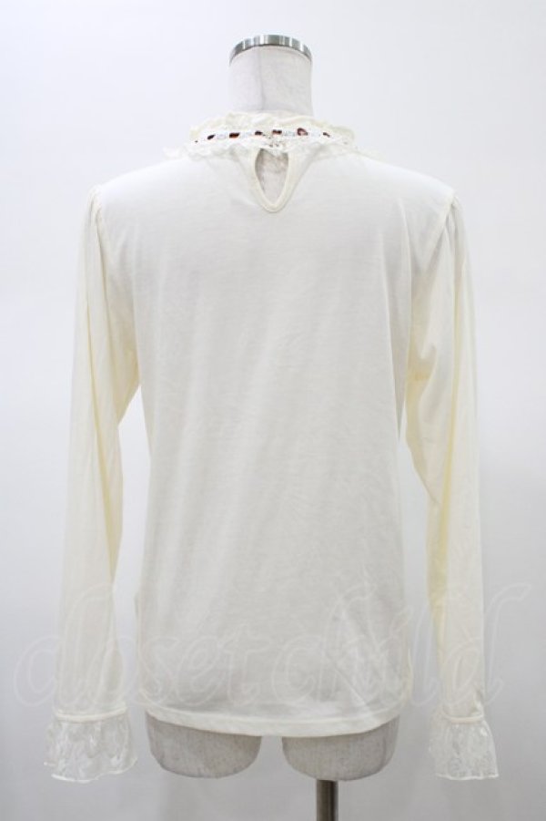 画像2: axes femme / 静電気防止レース切替インナー Free 生成り H-26-02-09-053-AX-TO-NS-ZH (2)