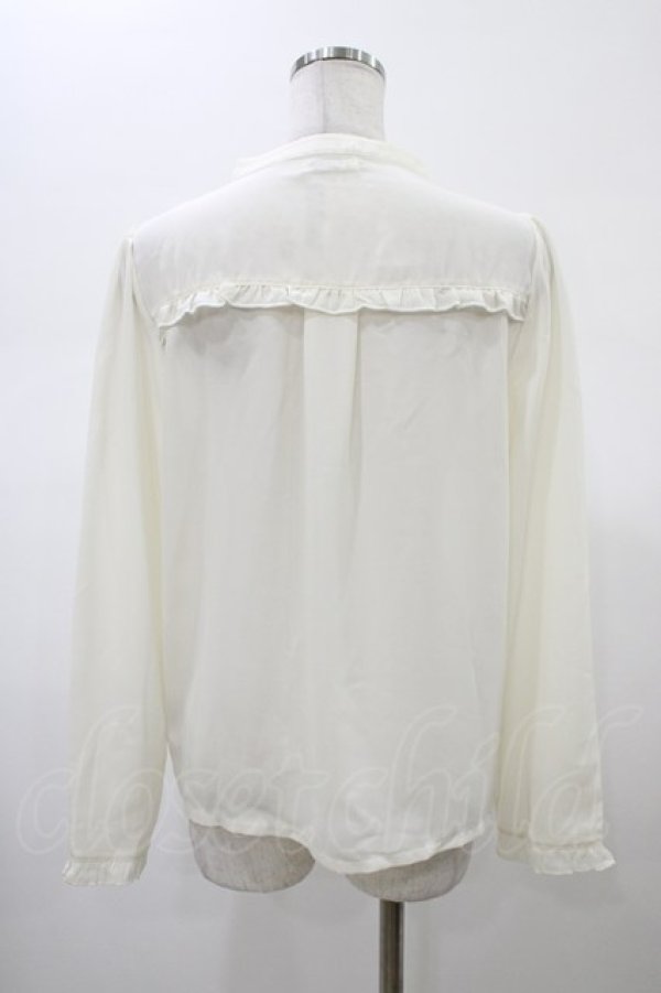 画像2: axes femme / コスモス刺繍ブラウスプルオーバー Free 生成り H-26-02-09-054-AX-BL-NS-ZH (2)