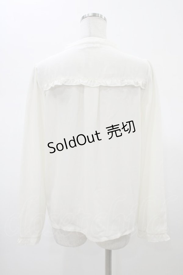 画像2: axes femme / コスモス刺繍ブラウスプルオーバー Free 生成り H-26-02-09-054-AX-BL-NS-ZH (2)